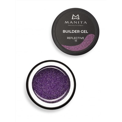 Manita Professional Гель моделирующий для ногтей светоотражающий / Builder Gel Reflective №11, 15 мл