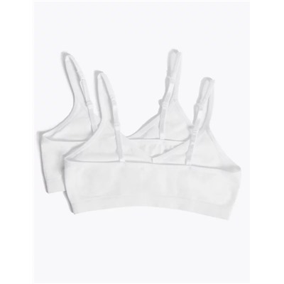 2pk Seamfree Crop Tops (9-16 Yrs)