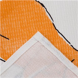 Полотенце Доляна «Пасхальные зайчики» 35×60 см,100% хлопок, вафля