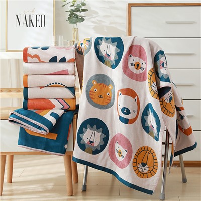 Муслиновое пляжное банное полотенце 70*140cm