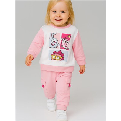 Комплект для девочки: толстовка, брюки