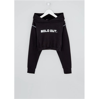 Girls Candy Couture X Sold Out Cropped Hoodie (9-16yrs)