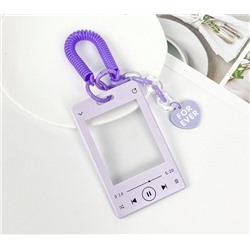 Футляр для карт с брелком "Forever song", purple