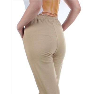 2790 BEIGE Брюки спортивные женские