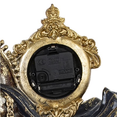 GAEM Фигурка декоративная "Лошадь" с часами D8см, (AAx1 н/п), L31,5 W14 H45,5 см