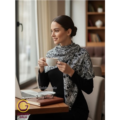 Косынка теплая на флисовой подкладке Арт 9076/11