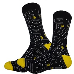 09431 Пакман | Носки "Pac-Man" р-р 38-44 (черный)