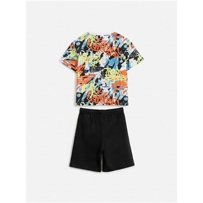 Набор детский для мальчиков ((1)футболка и (2)шорты) Kabi