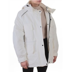 3092 WHITE Куртка демисезонная женская (100 гр. холлофайбер)