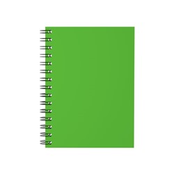 Тетрадь на гребне А5, 120 листов в клетку ErichKrause Neon, ламинация глянцевая, тиснение «лён», комбинированная обложка, МИКС