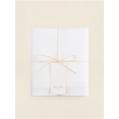 Простыня на резинке SL Home Natural color 90*200+30 см , сатин, 140 гр/м2, 100% хлопок
