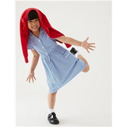Girls' Pure Cotton Striped School Dress (2-14 Yrs)