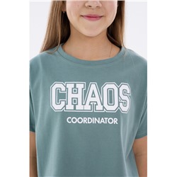 Футболка "Хаос" оливка детская