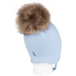 Шапка утепленная NIKASTYLE 11з15524 Небесный