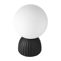 Лампа настольная Texture Moon, Ø20х29 см, черная
