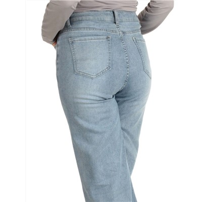 10105 BLUE Джинсы женские AMG JEANS (98% хлопок, 2% лайкра)