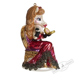 Лошадь "Гламурная дива" (стекло) 7х5х12,5 см