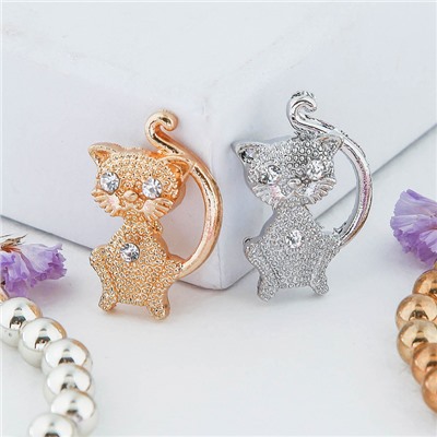 Брошь «Кошка», МИКС