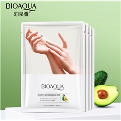 Маска-перчатки для рук BioAqua с маслом Ши и Авокадо