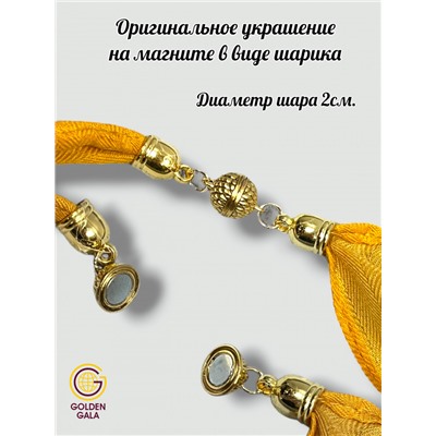 Платок на шею с украшением Артикул 2455/16