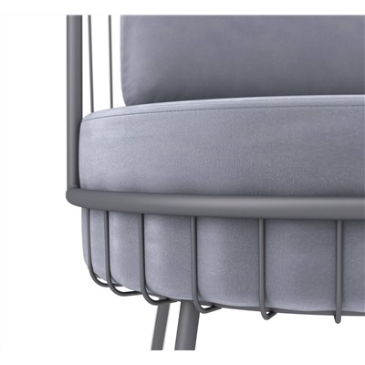 Кресло SHT-AMS123
                        стальной серый / графит муар