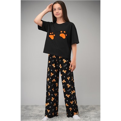 Хлопковая пижама для девочки Happyfox