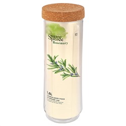 Банка для сыпучих продуктов Sugar&Spice Rosemary 1,6 л SE105910996 с пробковой крышкой