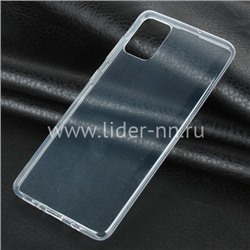 Задняя панель для Samsung Galaxy  A51 Силикон  прозрачная (пакет)