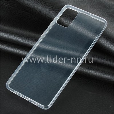 Задняя панель для Samsung Galaxy  A51 Силикон  прозрачная (пакет)
