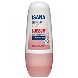 Део-ролл ISANA Deodorant Roll-on Soft Blossom/Мягкий цветок /50мл