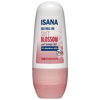 Део-ролл ISANA Deodorant Roll-on Soft Blossom/Мягкий цветок /50мл