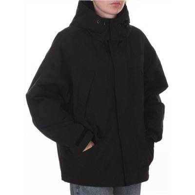 3090 BLACK Куртка демисезонная женская (100 гр. холлофайбер)