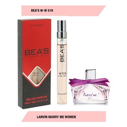 Парфюм Beas Ланвин Marry Me for women W519 10 ml, Парфюм женский Beas W519 создан по мотивам аромата Ланвин Marry Me