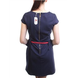 1609 DK. BLUE Платье женское (90% хлопок, 10% полиэстер)