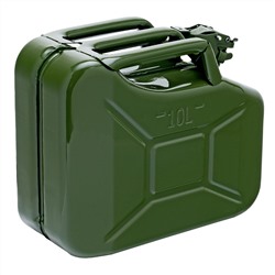 Канистра для ГСМ, металлическая, 10 литров Stels