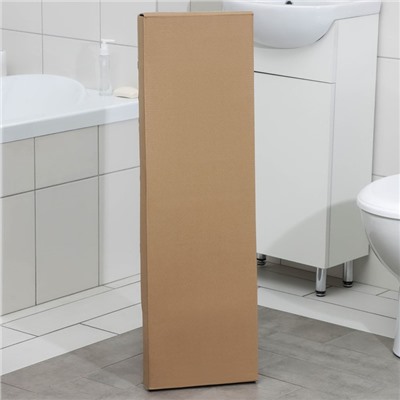 Стеллаж над унитазом, 50×32×166 см, цвет белый