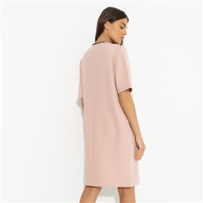 Платье прямого кроя, Виртуальные будни (pink)