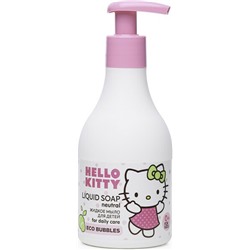 HELLO KITTY Жидкое мыло для детей LIQUID SOAP NEUTRAL Eco Bubbles 250мл.