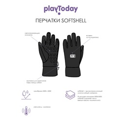 Перчатки SoftShell зимние для девочки