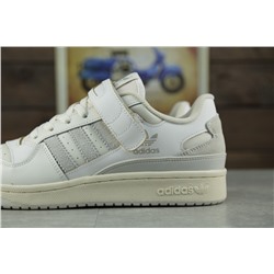 Adidas forum low j из натуральной и смешанной кожи