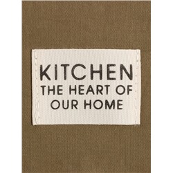 Фартук Этель Kitchen 60х70 см, цвет зелёный, 100% хлопок, саржа 220 г/м2