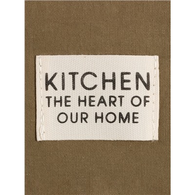 Фартук Этель Kitchen 60х70 см, цвет зелёный, 100% хлопок, саржа 220 г/м2