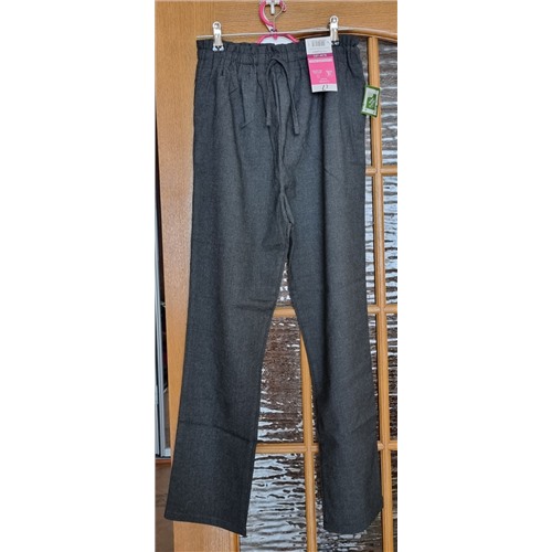 Girls Grey Pull On School Trousers  £7