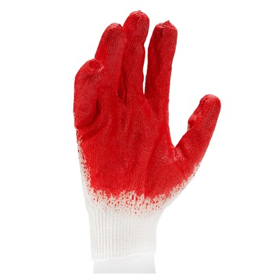 Перчатки х/б, латексный облив, 13 класс, 36 гр