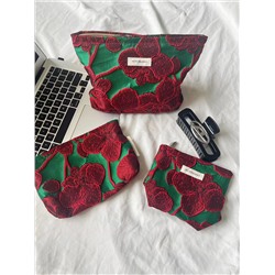 Retro capacious cosmetic bag, shoulder bag, handheld small clutch bag, storage system, high-quality style, bright catchy style