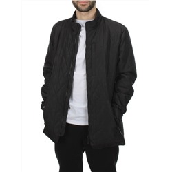 C097 BLACK Куртка мужская демисезонная  (70 гр. холлофайбер)