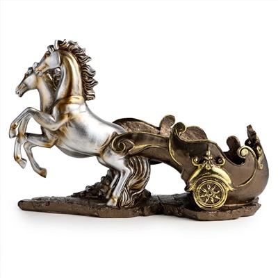 ПОДСТАВКА ПОД БУТЫЛКУ "ЛОШАДЬ" 36,8*14,5*24,5 СМ