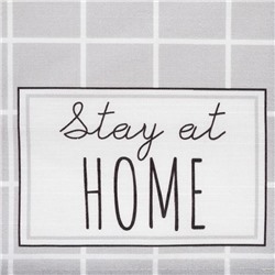 Полотенце Этель Stay at Home 40х73см, репс 210гр/м2, 100%хл
