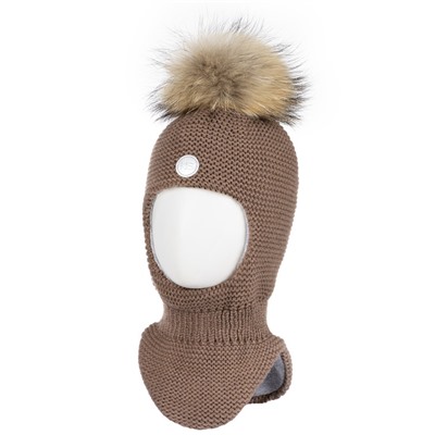 Балаклава утепленная для мальчика NIKASTYLE 10з15324 Кофе