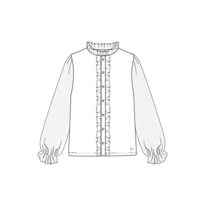 Блузка для девочки